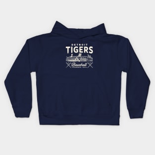 Detroit Tigers Stadium by Buck Tee Kids Hoodie